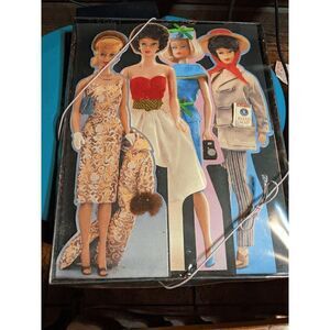 RARE - VINTAGE Hallmark Set of 4 Blank Barbie Greeting Cards 1995 NIB